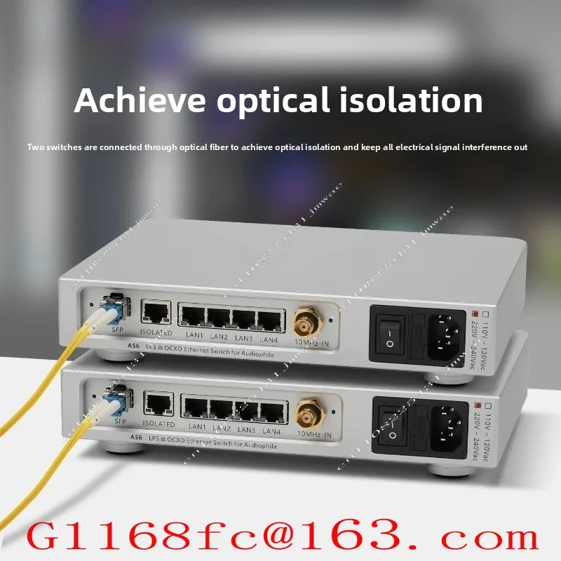Newly Upgraded AS6 Audio HIFI Fever Switch LPS Linear Power Supply Constant Temperature Crystal Oscillator