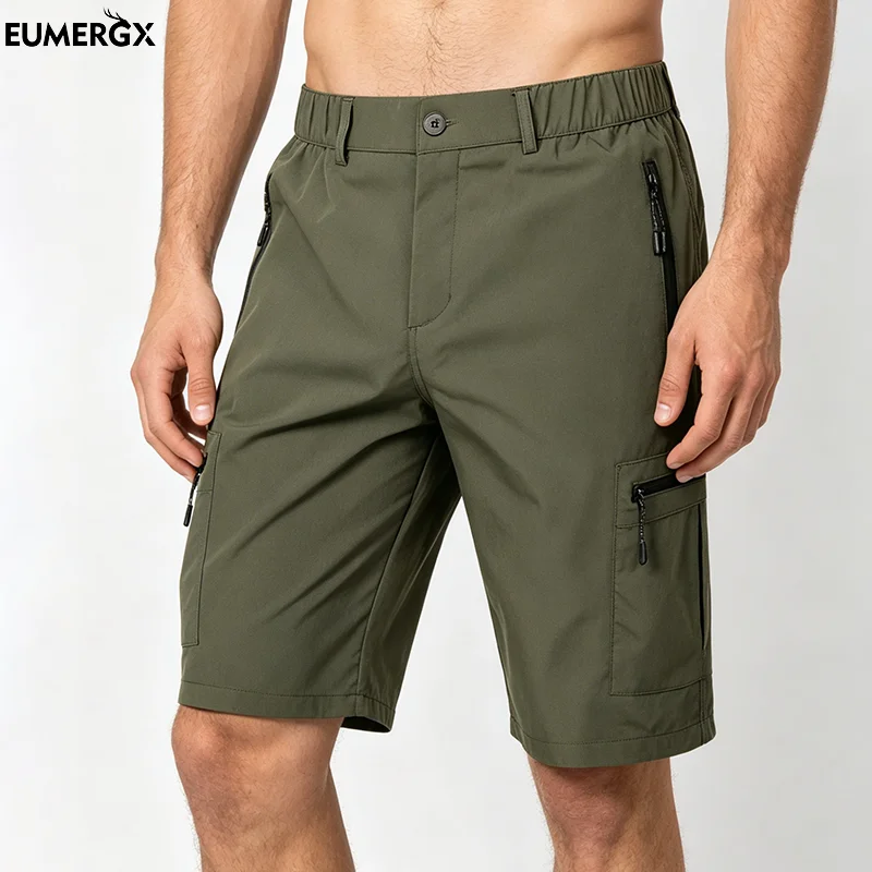 

EUMERGX Cargo Shorts For Men Women Multi-Pocket Outdoor Sports Shorts Hiking Camping Climbing Running Quick Dry Summer Shorts