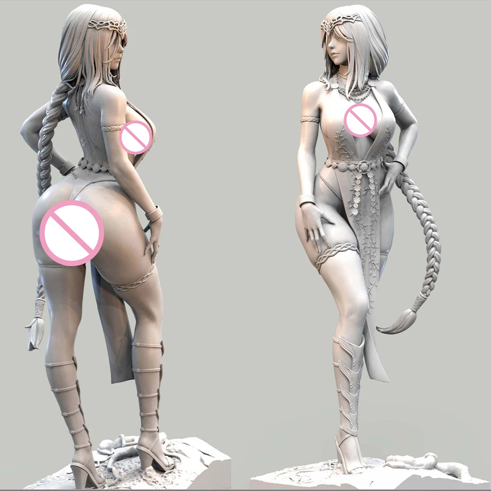 

NSFW Сексуальная изысканная модель Belle из смолы, комплект 3d-печатная кукла 1/24, фигурка из смолы в разобранном виде, наборы статуй, неокрашенная игрушка, игровой набор Gk