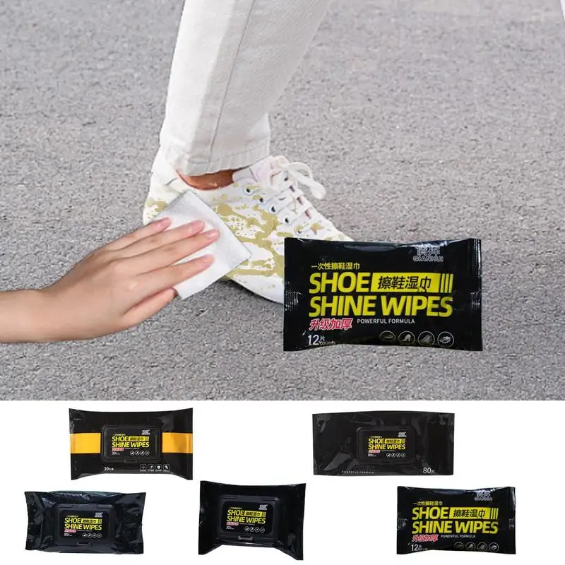 

Quick Shoe Wipes Disposable Shoes Clean Wipe Portable White Shoes Cleaning Wet Wipes Fast Scrubbing Sports Shoes Cleaning Tissue