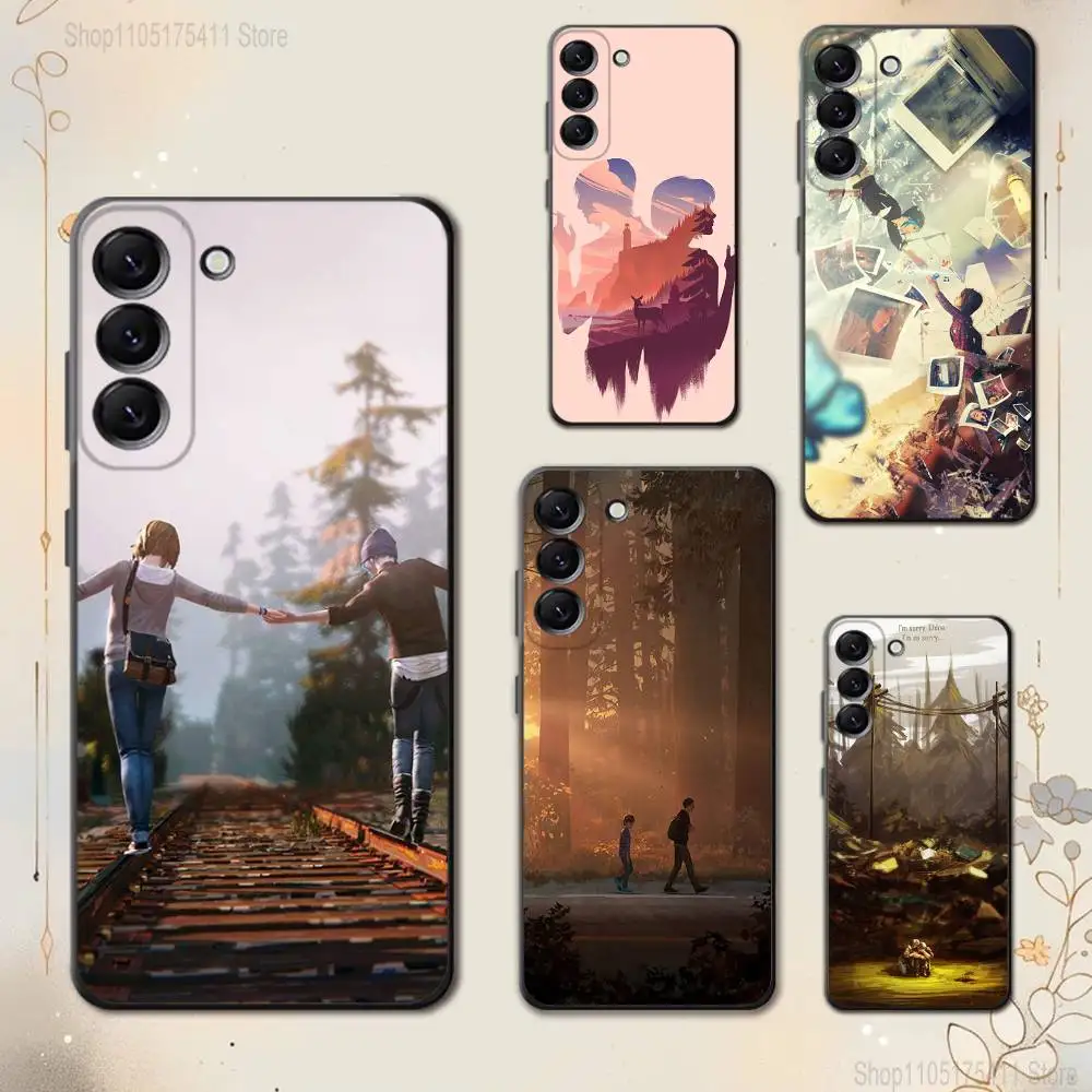 

L-Life Is S-Strange Phone Case For Samsung Galaxy A 73,72,51,53,52,71,22,5G,Note,J7,8,9 Soft Black Cover