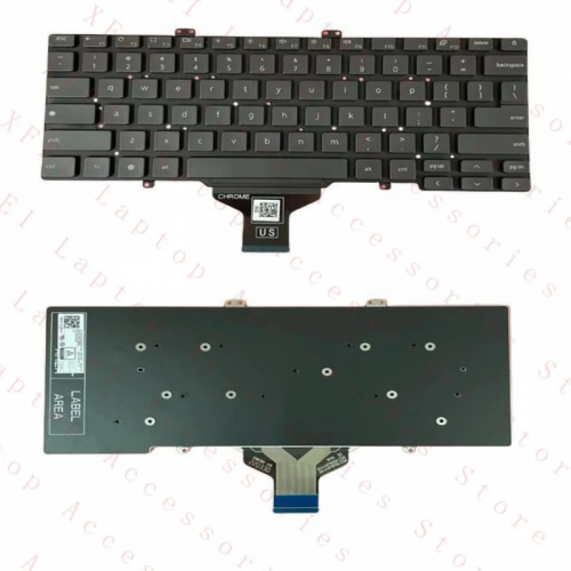 F for Dell Latitede 7400 5400 US Keyboard 0RT3MN PK132UK1A00 Backlight Small Return