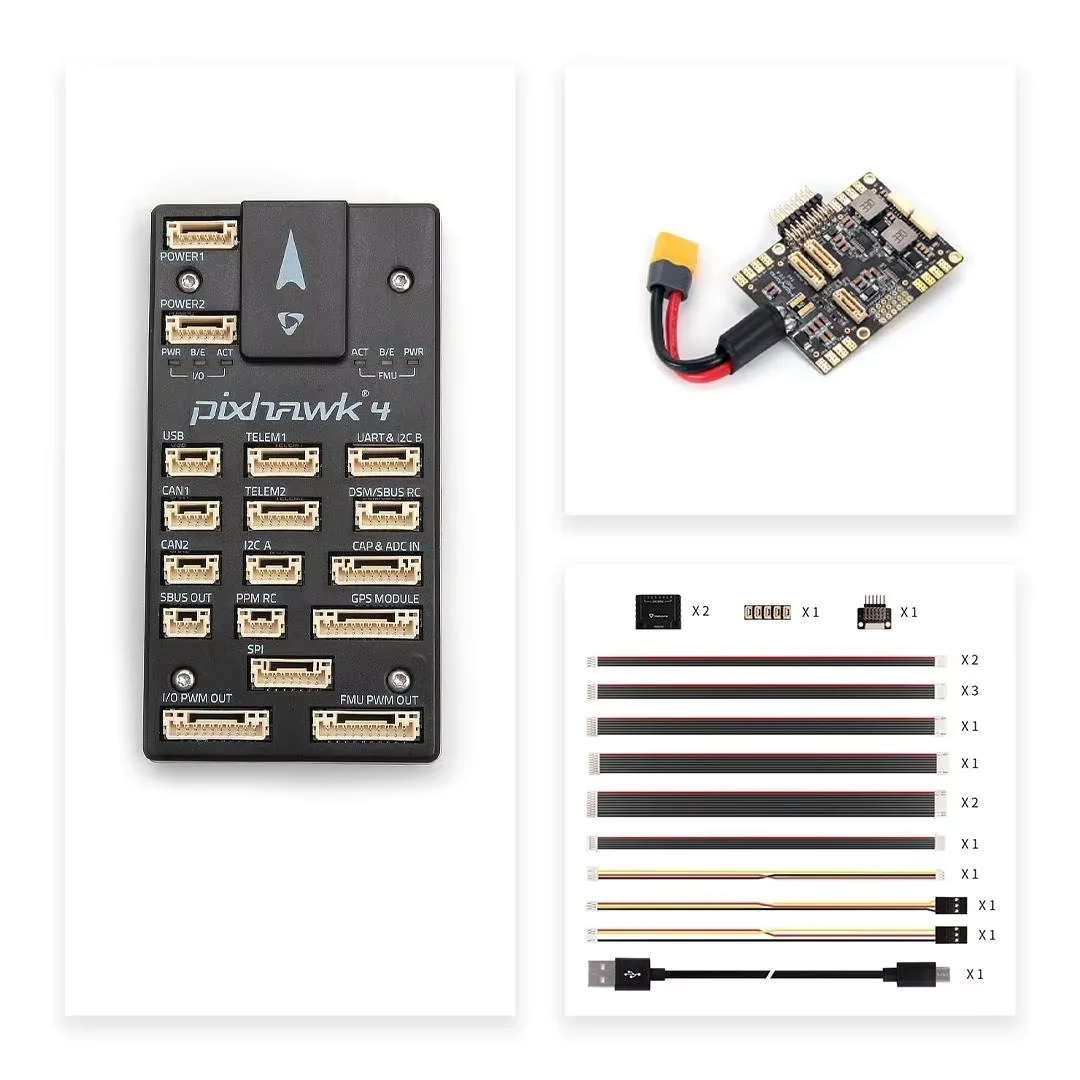 Holybro Pixhawk 4 FC Only PM07 12S 14S PM02 12S M9N M10 GPS Set