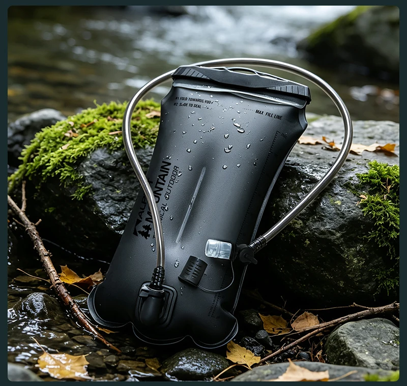 2L Hydration Bladder BPA-Free Leak Proof Durable Water Reservoir for Cycling,Hiking,Running,Climbing,Biking TPU Material