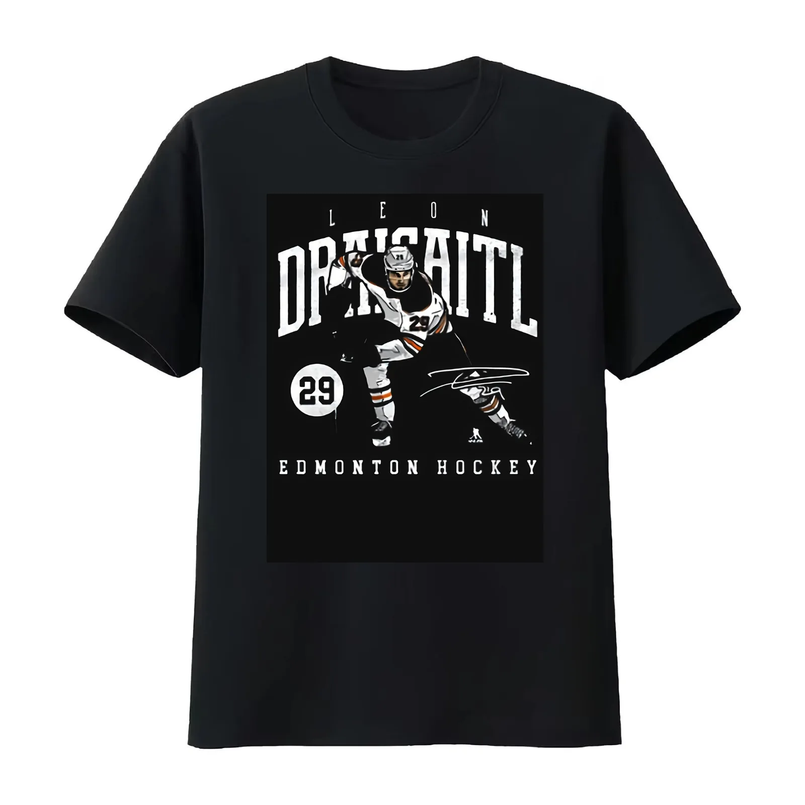 Leon Draisaitl T-Shirt Summer Casual Cotton Tee Oversized Streetwear Tops Vintage Graphic Print Loose Fit Short Sleeve