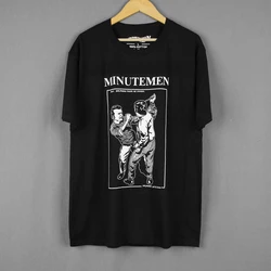 Minutemen T Shirt SST Hardcore Punk Band Black Flag Sonic Youth Men's Clothing Short Sleeve Summer Printed Unisex Graphic Shirt