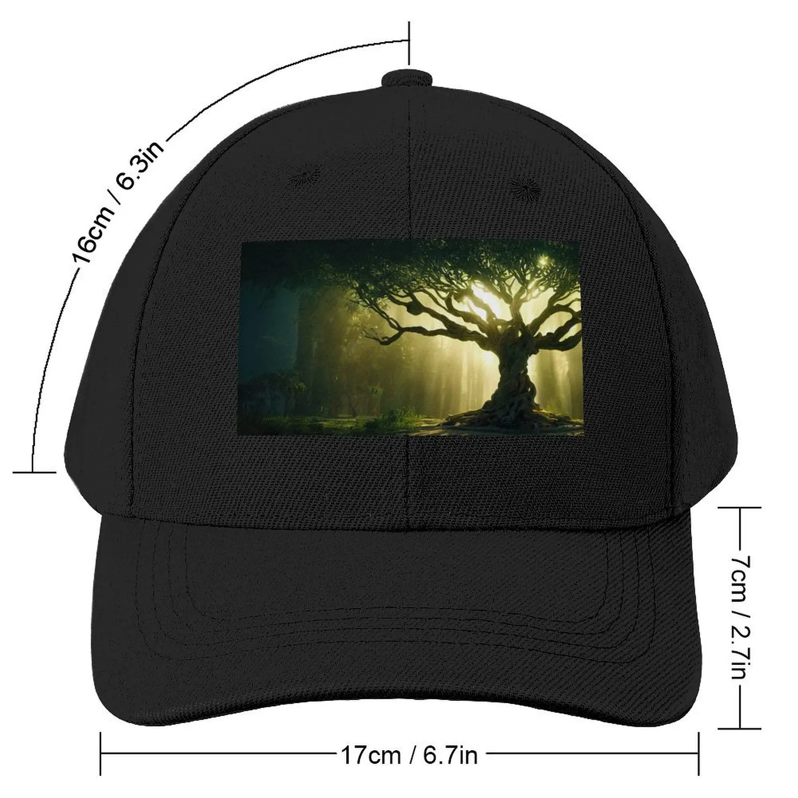 Tree of Knowledge (Variation) Baseball Cap summer hat Cosplay funny hat Brand Man cap Girl Men's