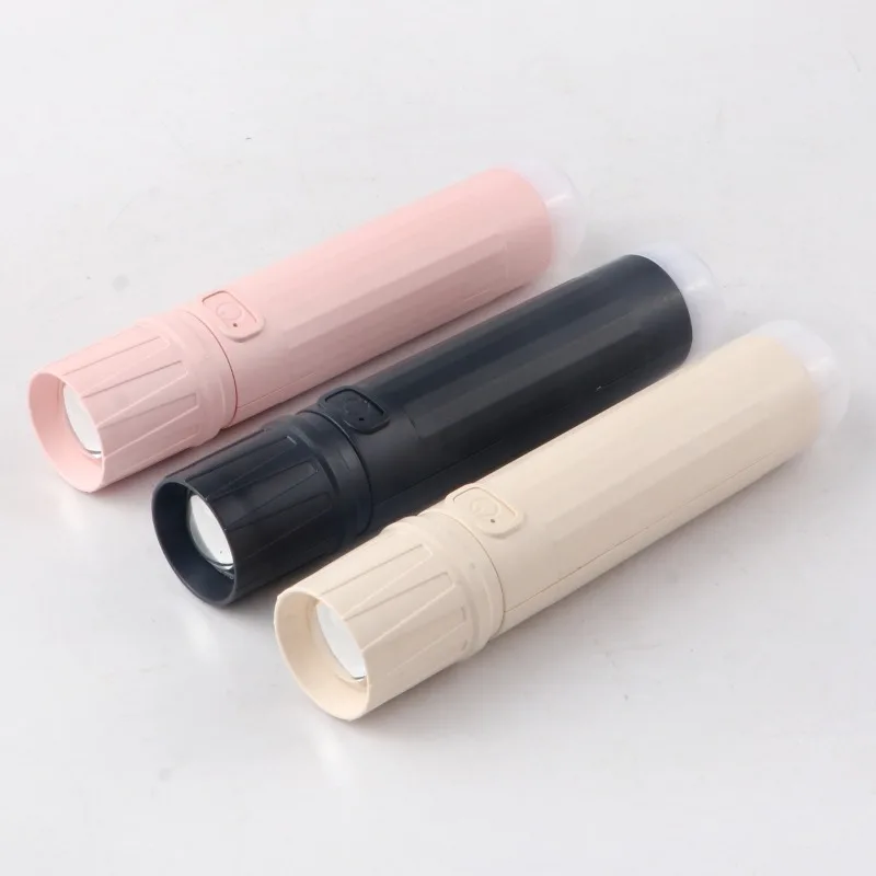 LED Flashlight Rechargeable Ultra Bright Multifunctional Portable Long Range Protective Lighting for Home Outdoor Emergency