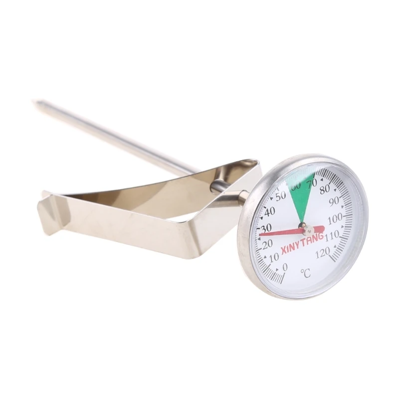 Y1UD Portable Stainless Steel Kitchen Food Cooking Milk Coffee Probe Thermometer