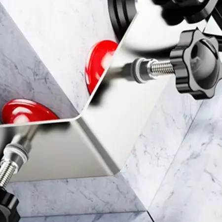 90 Degree Seam Leveler for Stone and for tile with Steel Frame Rubber Suction Cup and Designed for Repeatable Accuracy