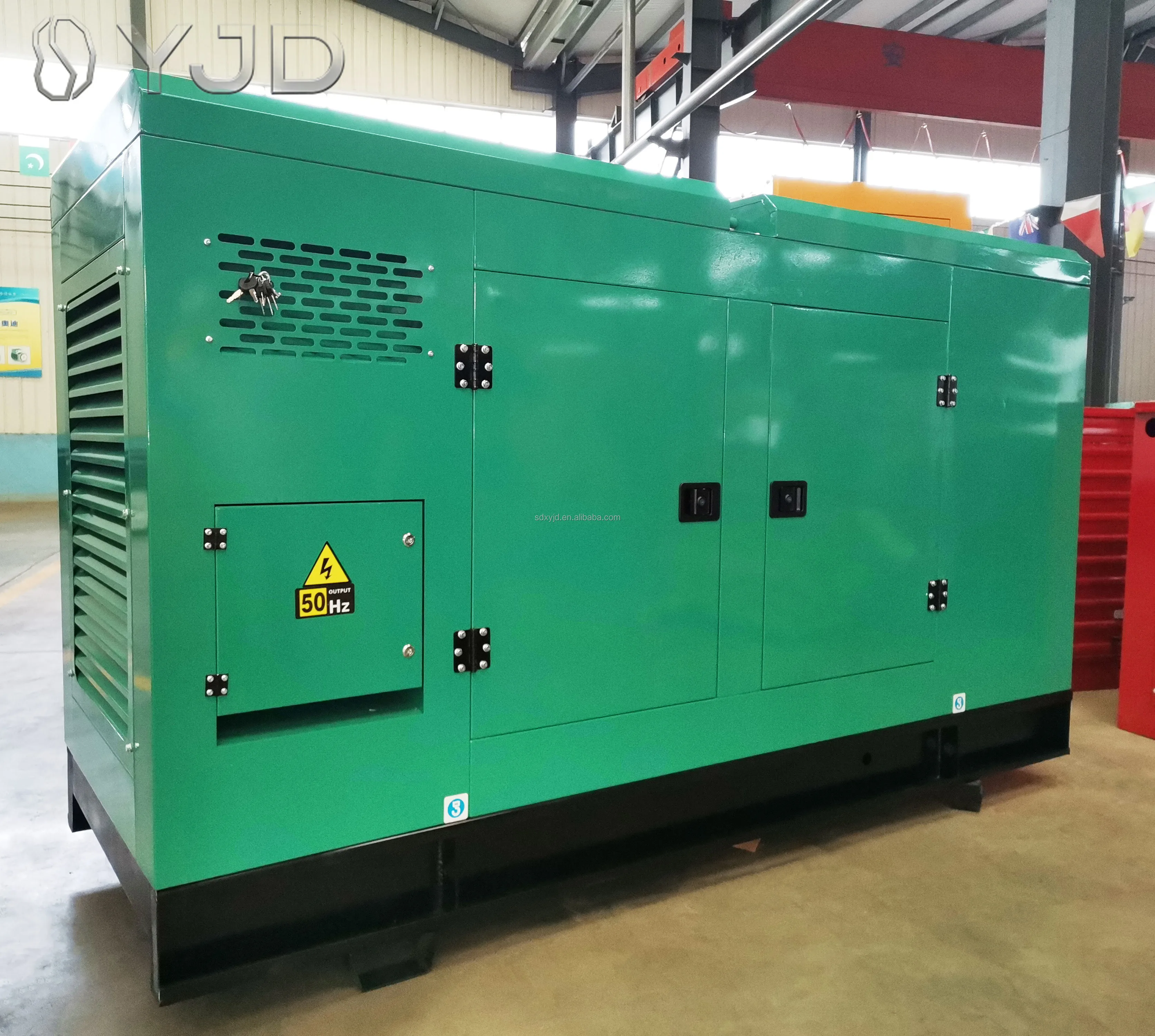 3 Phase Silent Diesel Generator 150kVA 120kW 130kW 100KWAuto Start Remote Control 1800 RPM 60Hz Water Cooled in Shandong