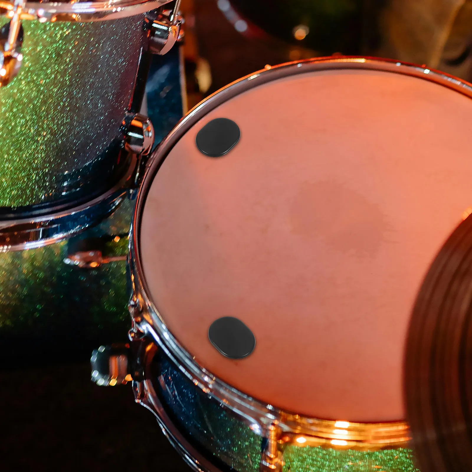 

6Pcs Drum Dampening Pads Silicone Noise Control Drum Kit Accessories for Silent Practice and Sound Adjustment Snare Dampener