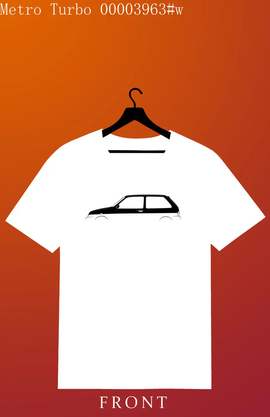 

Car Lovers T-shirt MG car Metro Turbo 6R4 Men's and Women's Short-Sleeved with Patterns for Summer