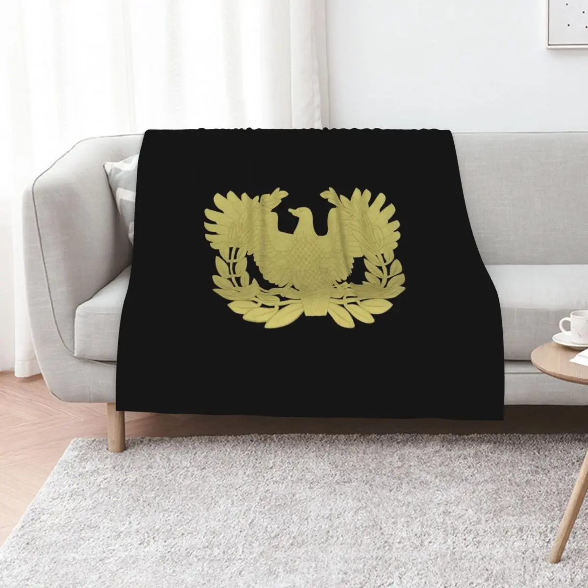 ضابط الضمان رمي بطانية سرير منقوشة منقوشة على الأريكة تأثيري أنيمي السرير البطانيات العصرية