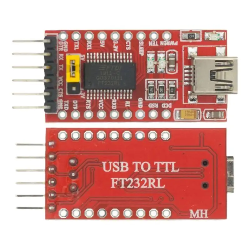 Y-1Pc USB TO TTL Mini / Type-C FT232RL FT232 FTDI USB 3.3V 5.5V To TTL Serial Adapter Module For Arduino FT232 Pro Mini Port view 4