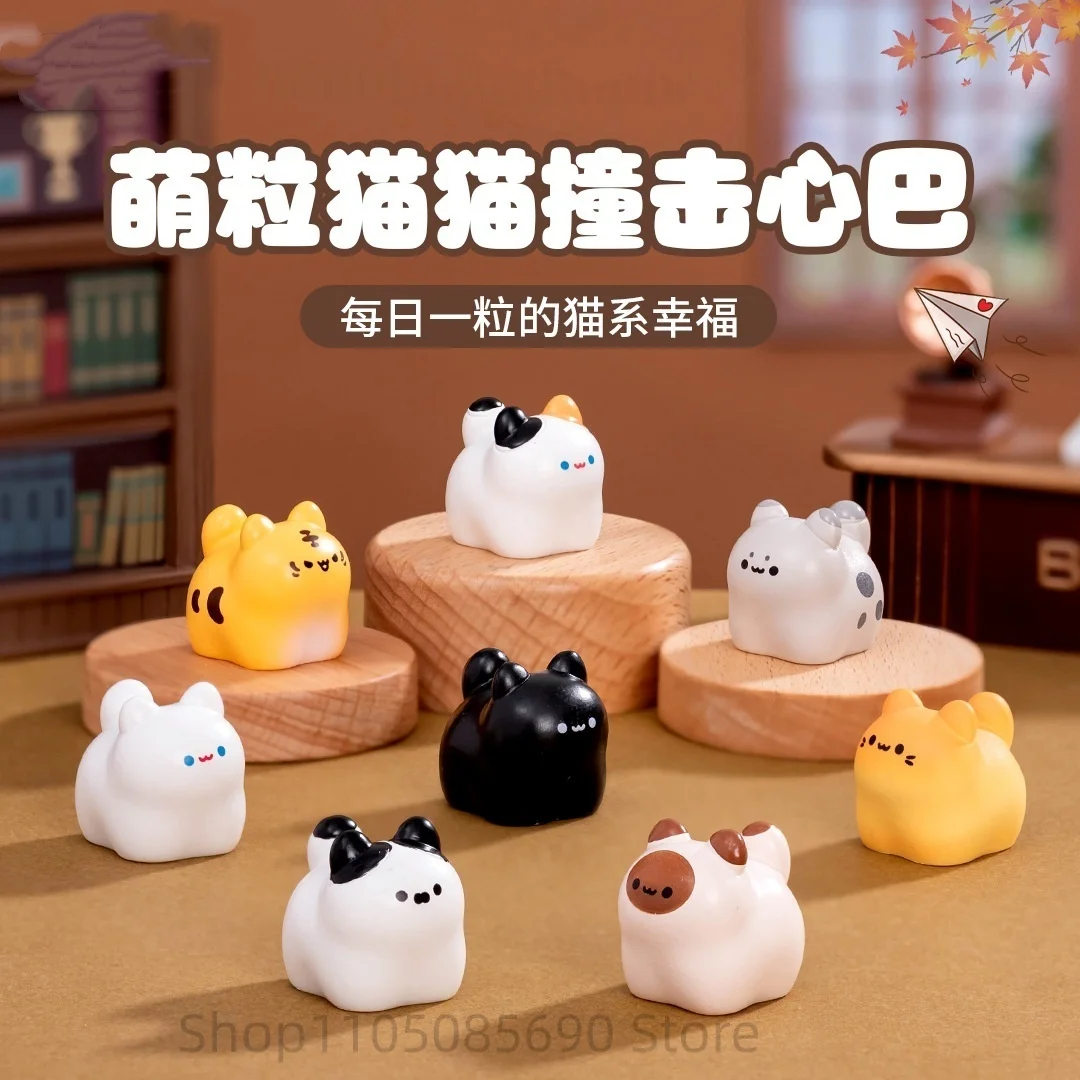

New Cat Blind Box Cats Action Figure Toy Model Decoration Desktop Decoration cute Toys Holiday gifts for Childrens