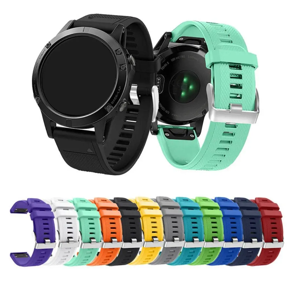 อะไหล่สายรัดซิลิโคนแม่เหล็กสำหรับ Garmin Fenix 5 5Plus 6 6Pro 7 forerunner935สมาร์ทวอท์ช