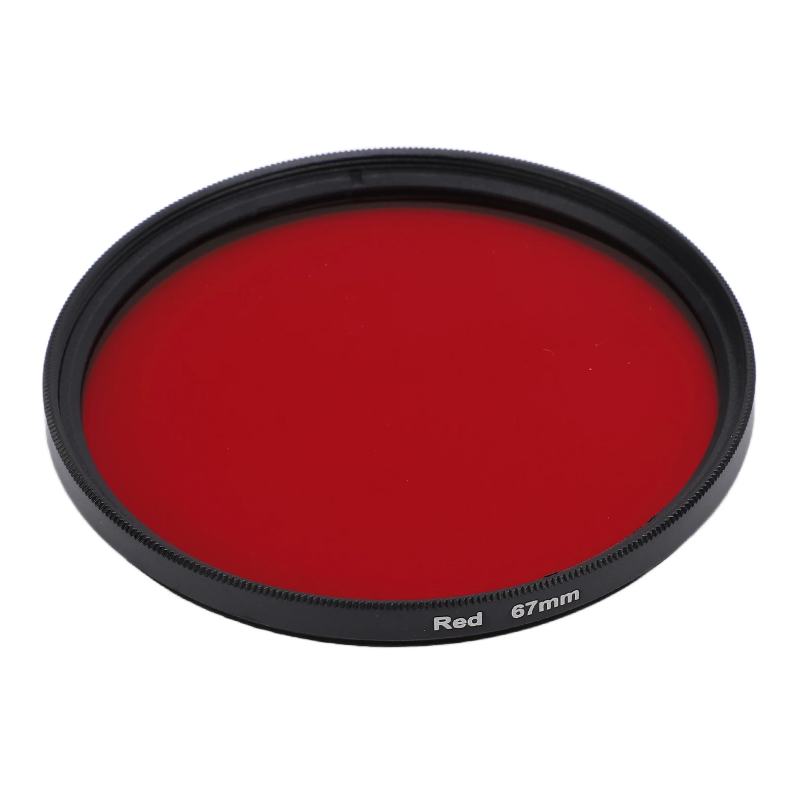 Threaded Camera Lens Filter Full Red Color Filter Optical Glass For Nikon Camera Lens58mm