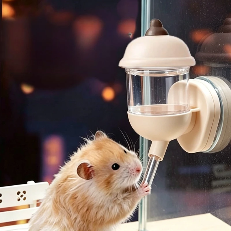 Hamster Magnetic Water Bottle Small Pet Nest Landscape Lamp Golden Bear Water Dispenser Dutch Pig Water Dispenser