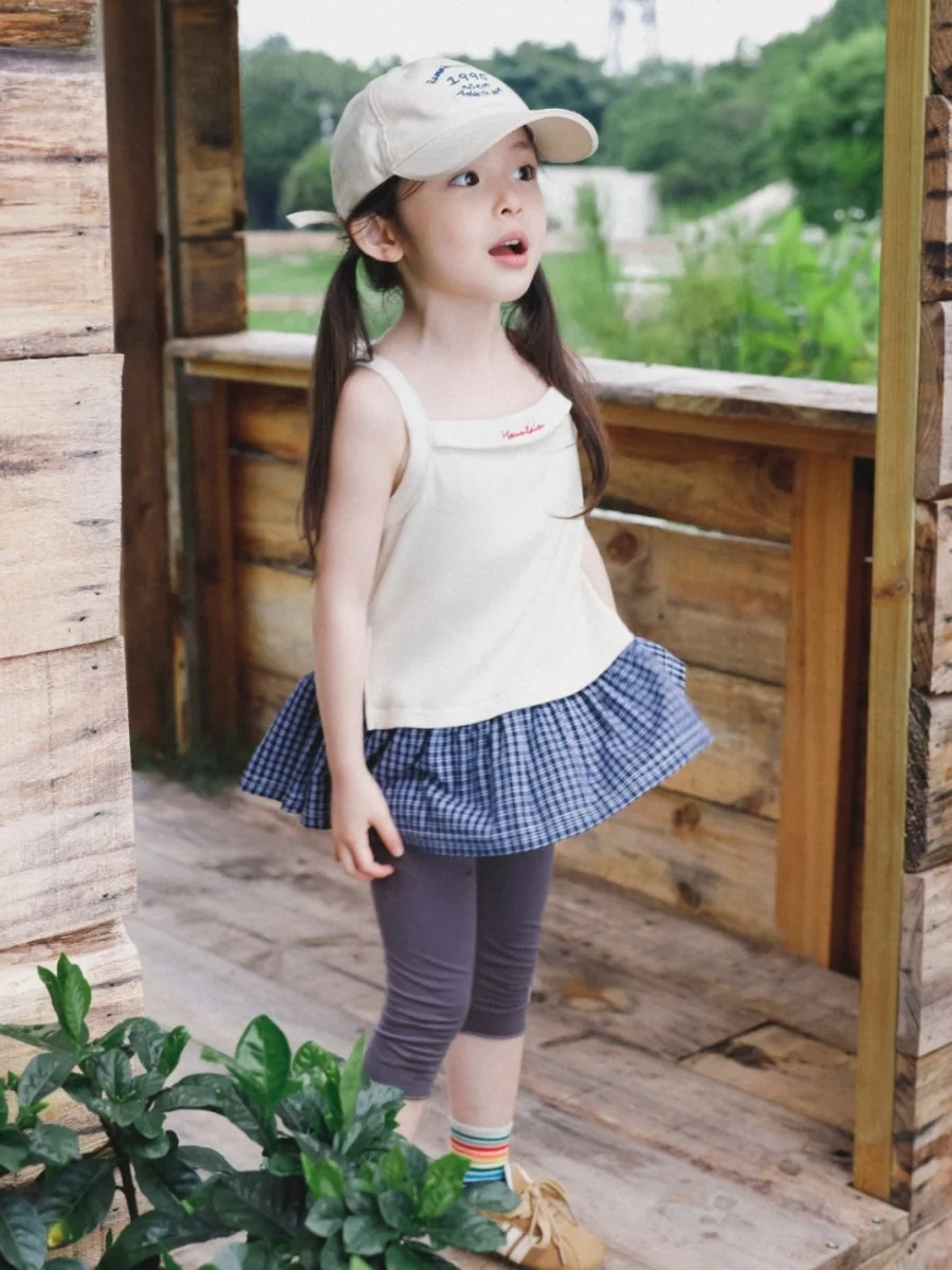 Cooling Outdoor Strap Vest for Girls Summer New Arrival FaceC Brand Mountain Series Cotton Polyester Blend Short Sleeve round...