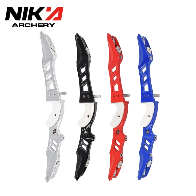 NIKA ET-5 Recurve Bow Right Hand Magnesium Alloy Handle Archery Traditional Recurve Take Down Bows 25