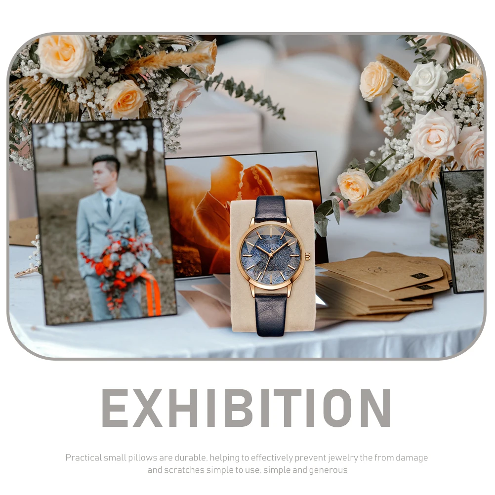 

8Pcs Bracelet Display Pillow Watch Organizing Pillow Mini Storage Pillows for Bracelet Bangle Jewelry Case Home Travel