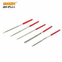 JAKEMY JM-FL1-1 5PCS Diamond File for Mobile Phone Maintenance 142mm Jewelers Diamond Glass Carving Polishing DIY Hand Tools