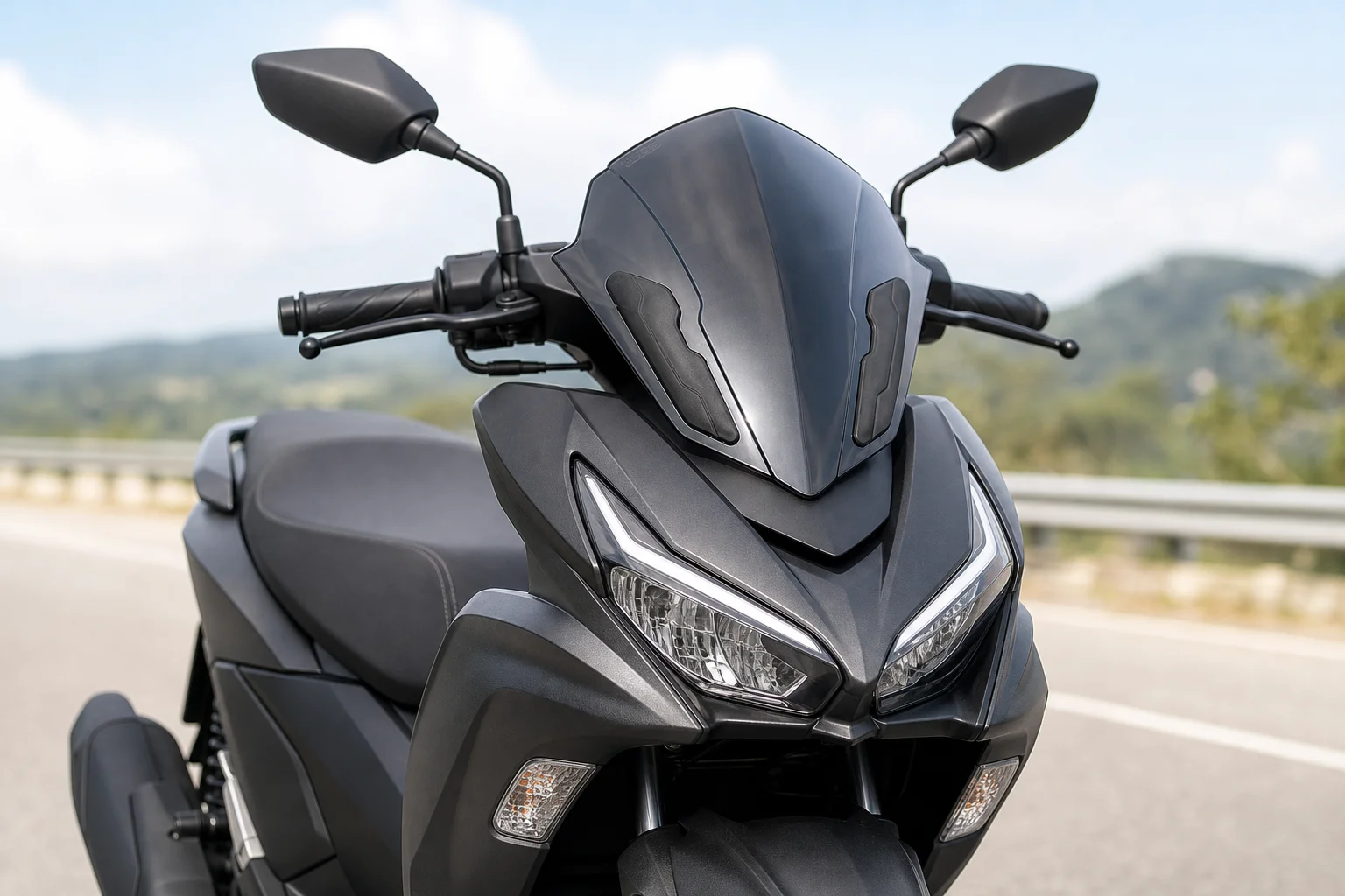 Motorcycle Windshield Windscreen For Yamaha NVX155 AEROX155, Sport Front Wind Deflector Visor, 3 Colors