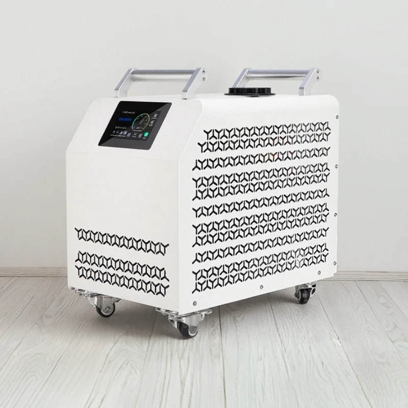

0.8HP Ice Bath Chiller with R410A Compressor & Pump, 220V Water‑Cooled for Recovery