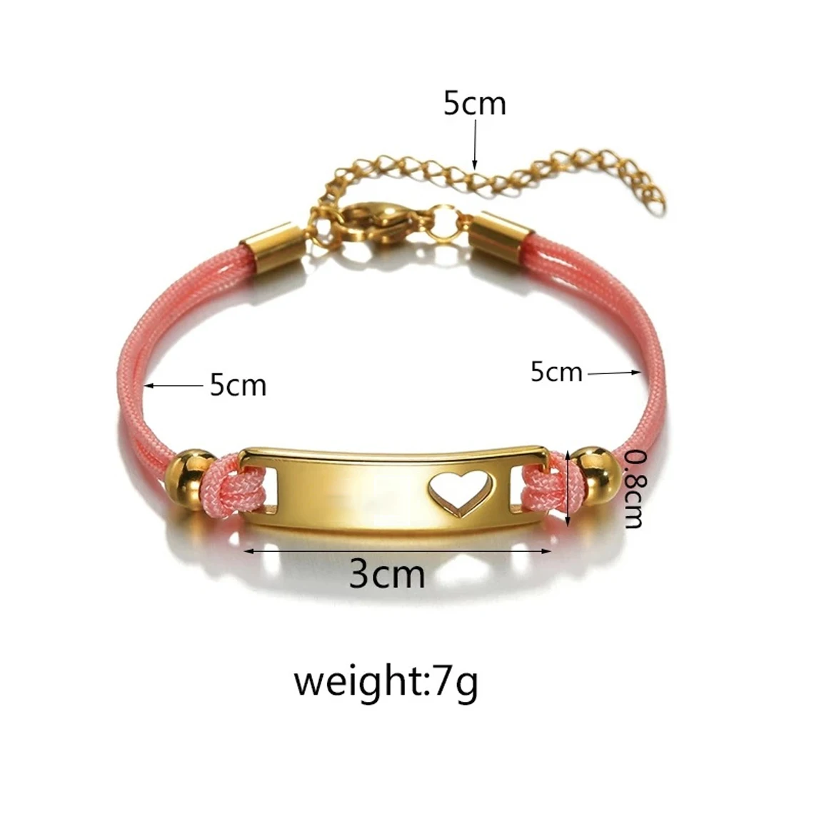Kissmoon Custom Engrave Name Baby Bracelet Stainless Steel Butterfly Hollow Heart Moon Bracelet for Kids Children Jewelry Gift