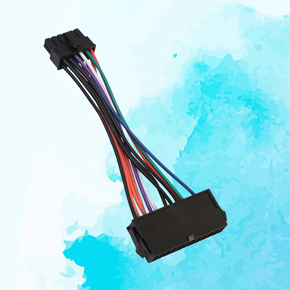 24 Pin Atx Adapter 18Awg High Quality Heavy Duty Flexible Motherboard Extension Cord For Pc Supply Unit Copper Plastic