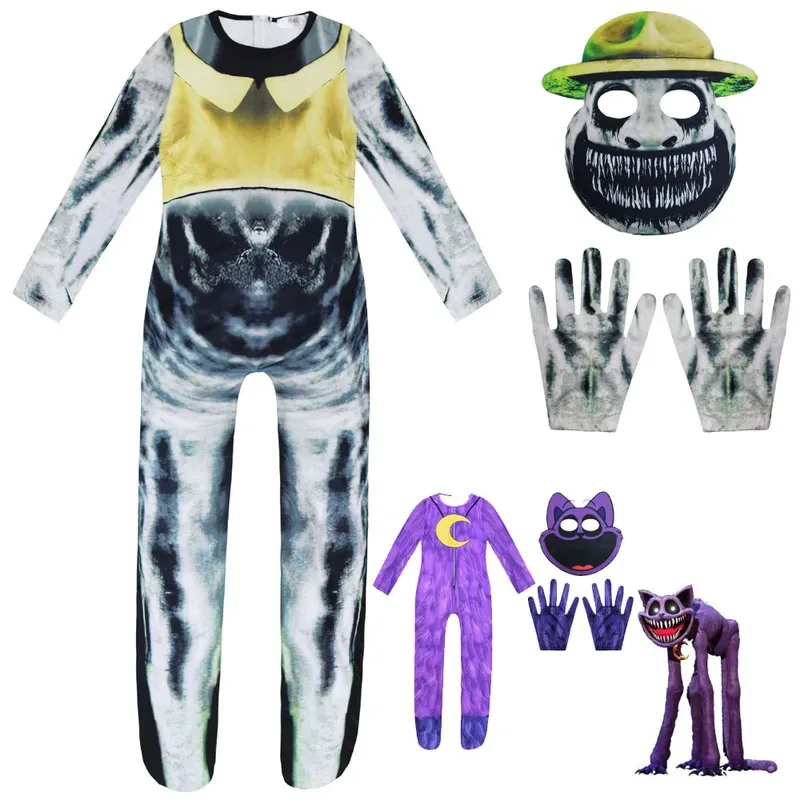 

2024, детский костюм для косплея Zoonomaly, комбинезон для мальчиков и девочек, комплект на Хэллоуин, Рождество, маскировочная одежда, костюмы для вечеринок