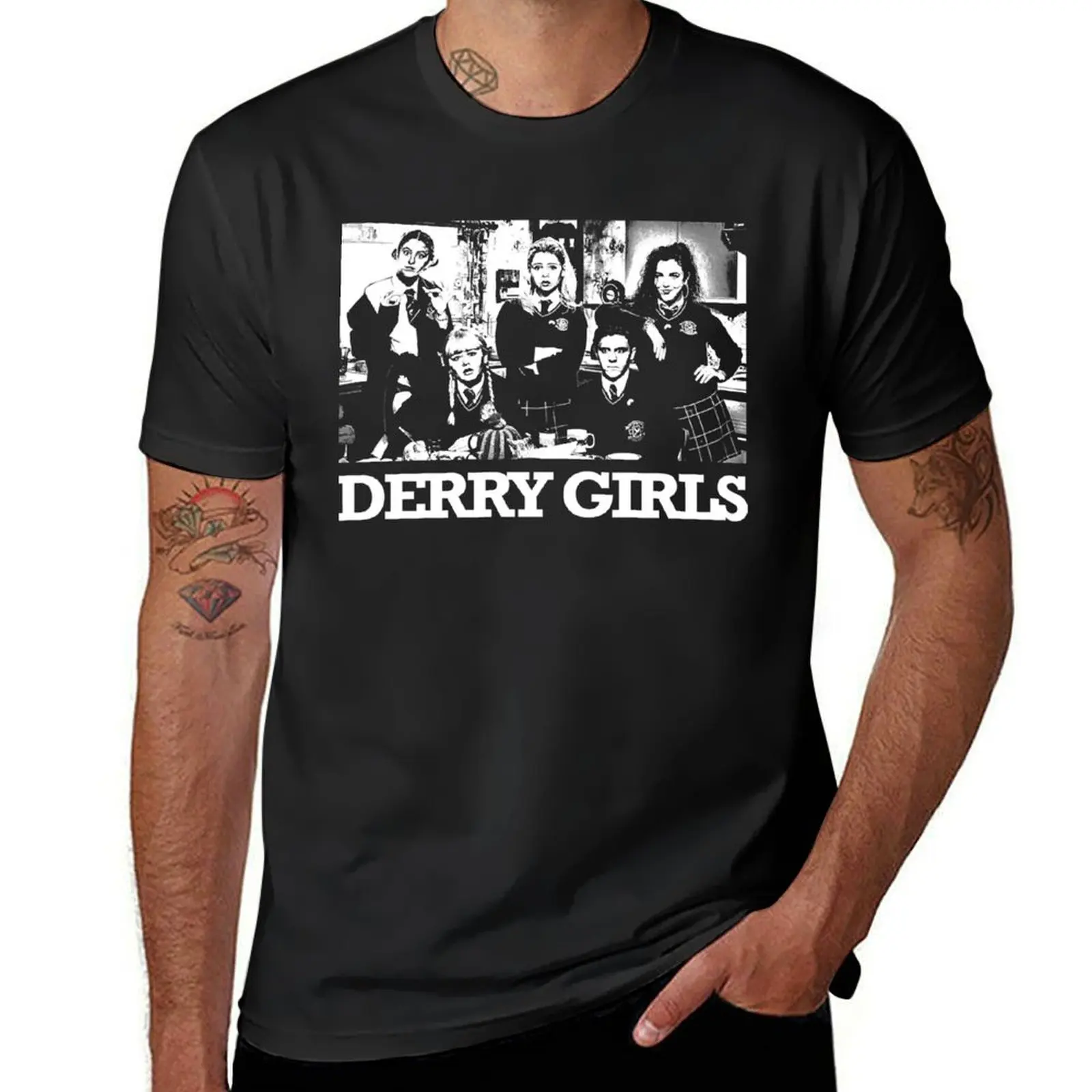 

Funny Gifts Derry Girls Cute Gift T-Shirt kawaii clothes blacks mens t shirts casual stylish