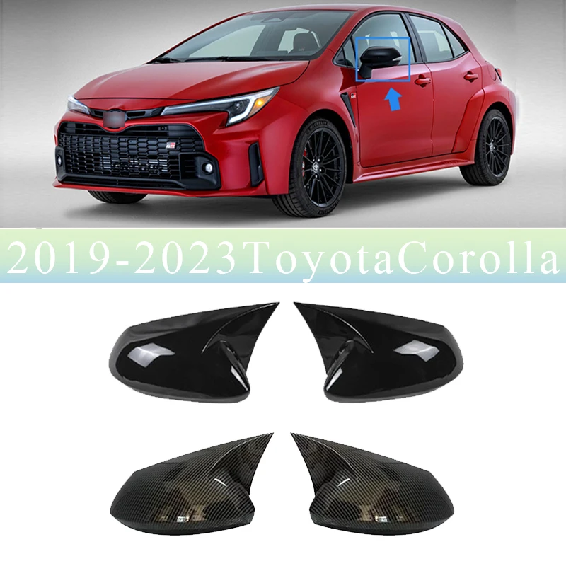 

For Toyota Corolla 2021-2023 horn-shaped sticker Reverse Mirror Shell Protection Cover Decorative