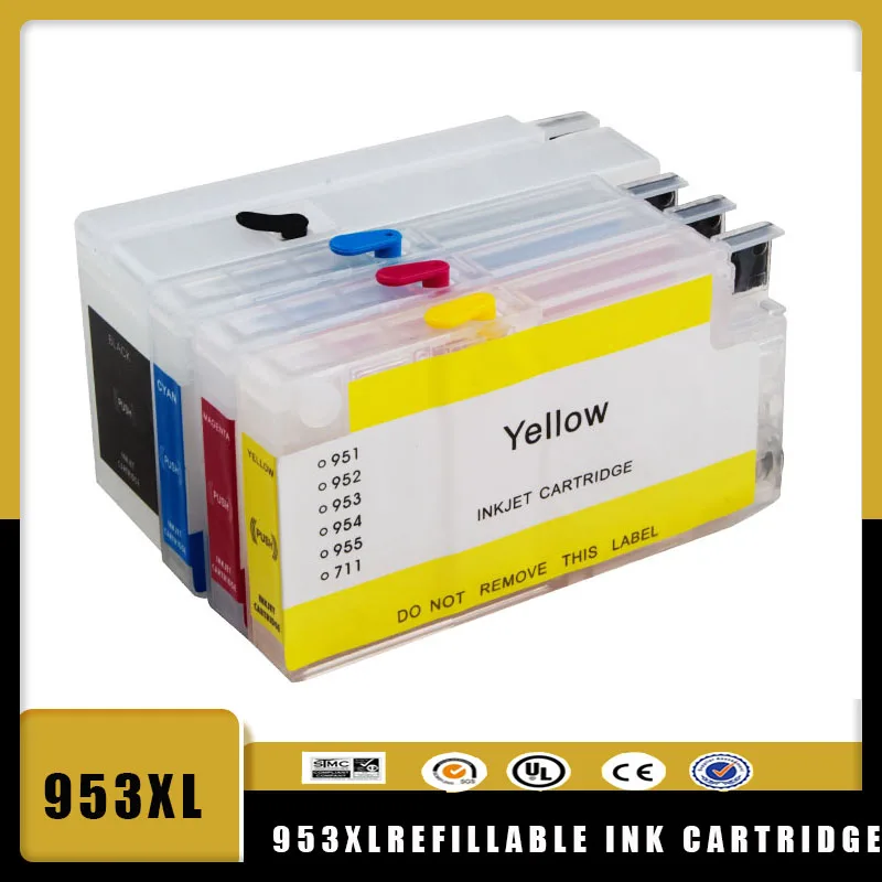 Imagem -01 - Vilaxh-cartucho de Substituição 953xl Cartucho Recarregável Chip Arc para hp 953 953xl Officejet Pro 8730 8740 8735 8702 8710 8720 8728 vilaxh cartucho de substituicao 953xl cartucho recarregavel chip arc para hp 953 953xl officejet pro 8730 8740 8735 8702 8710 8720 8728 01