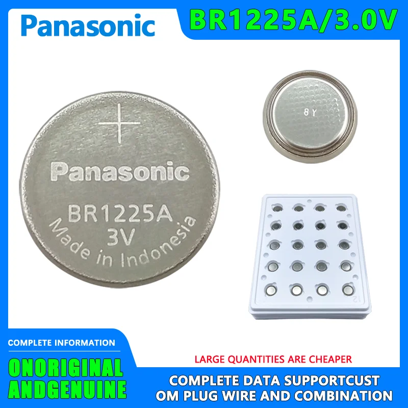 

Panasonic BR1225A Battery 3V High Temperature Probe Intelligent Instrument with Solder Pin