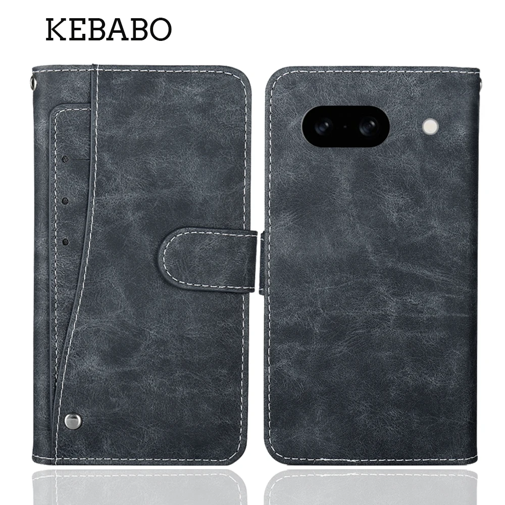 Leather Wallet Google Pixel 8 Case 6.2