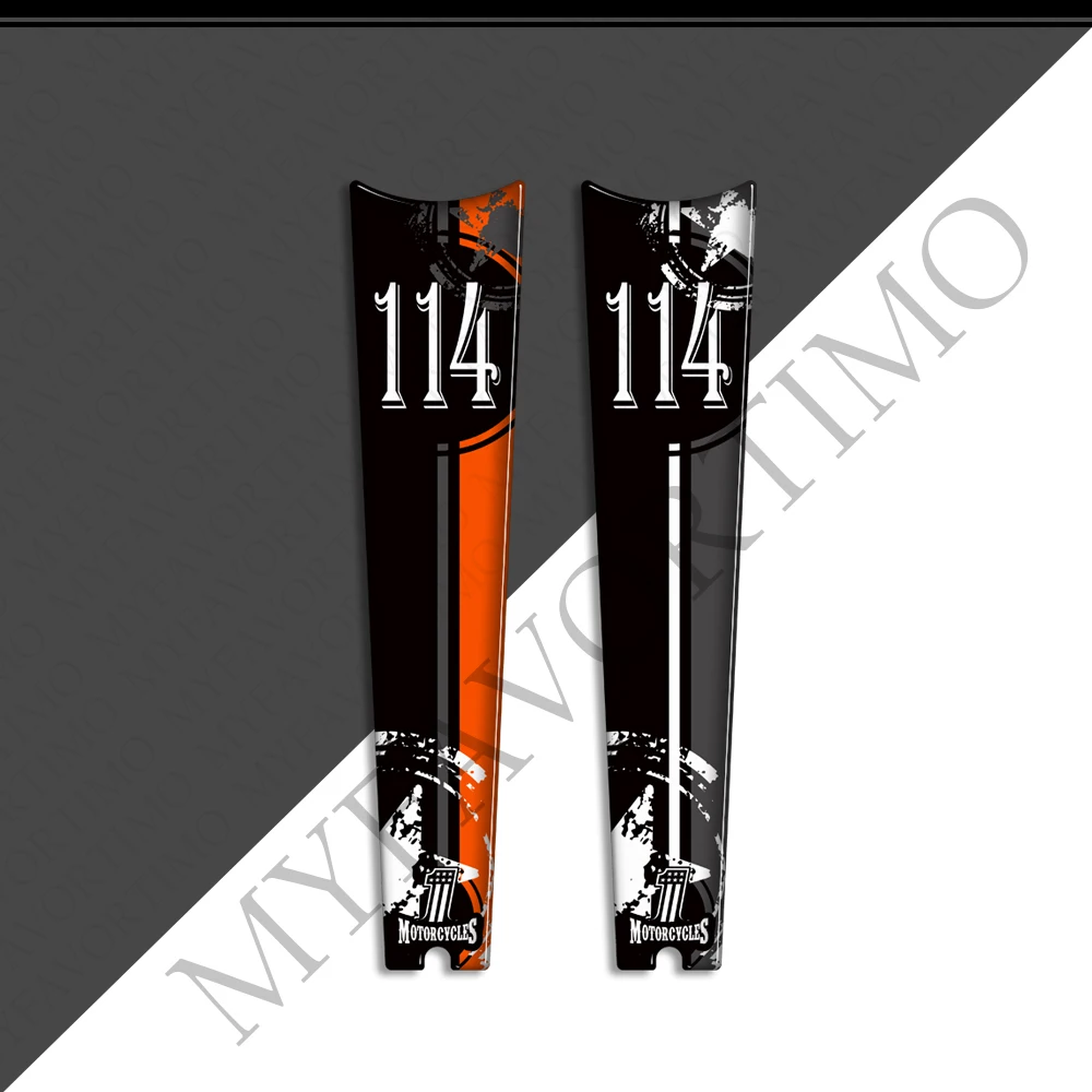 Decorativa Protetor Adesivos Kit para Harley Davidson Street Bob 114, motocicleta, combustível, óleo, Gás Pad Tanque, Joelho decalques