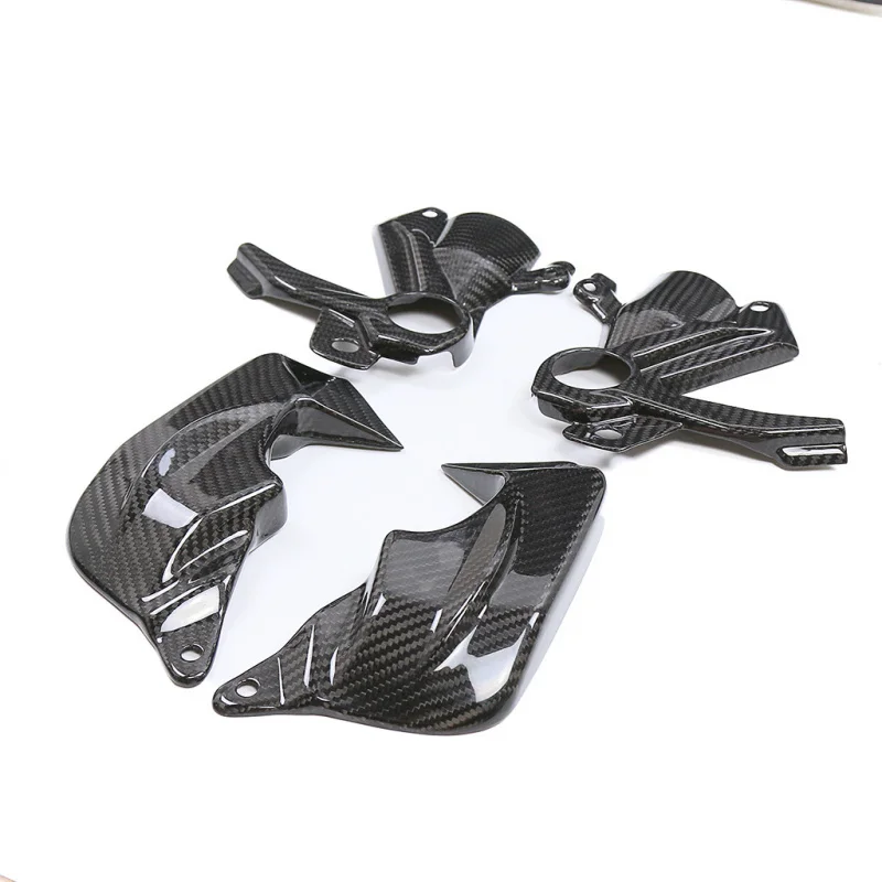 Acessórios aplicáveis para motocicleta 2019 + s1000rr capa de pinça de roda dianteira de fibra modificada 3k carbono seco
