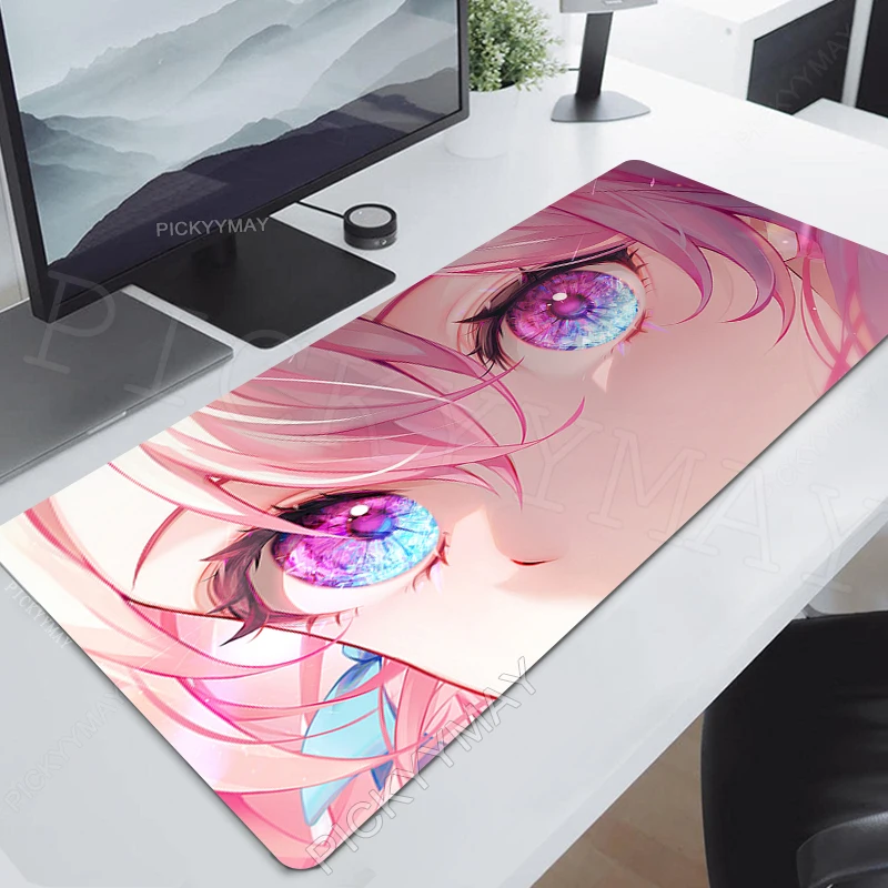 

Large Gaming Mousepads Honkai Star Rail Mouse Pad Computer Mousepad Anime Girl Mouse Mat For PC Keyboard Mats Desk Pads 90x40cm