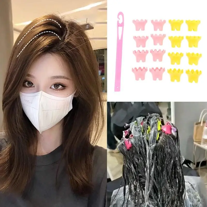 

15/18Pcs Hair Root Perm Rods Bars Curlers With Hair Hook Hair Rollers Hair Styling Tools Fluffy Hair Maker DIY Curling Hair Tool