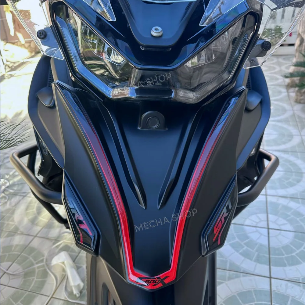 

Для мотоцикла QJ Motor SRT 800 X 2023-2024: Комплект наклеек на бак, накладки на бак, наклейки на защиту рук, наклейки на крылья
