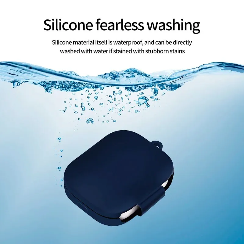 Redmi Buds 6 アクティブワイヤレスヘッドフォン用ケース保護カバー全身ソフトシリコンキーチェーン付きヘッドフォンアクセサリー