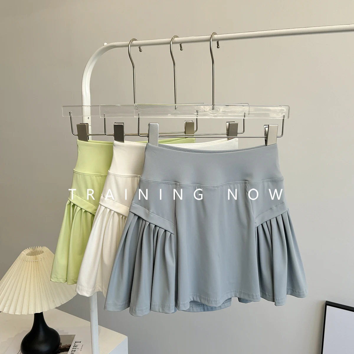 

Tennis skirt for women in summer quick drying pants badminton uniform sports suit fitness pleated skirt running pleated skirt