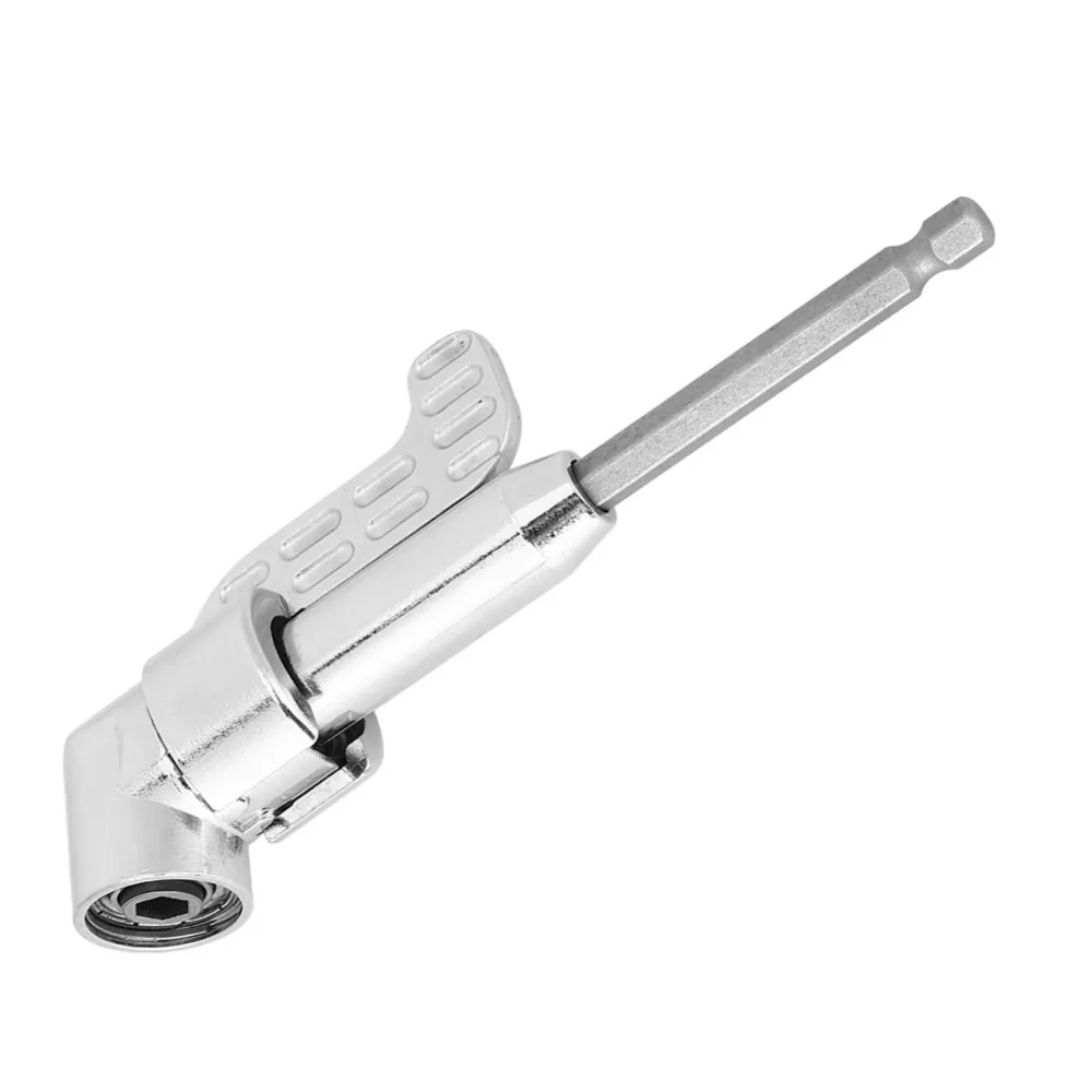 Adaptador de broca de ângulo reto de 105 graus, soquete magnético, haste hexagonal de 1/4 polegadas, acessório de broca, unidade de troca rápida