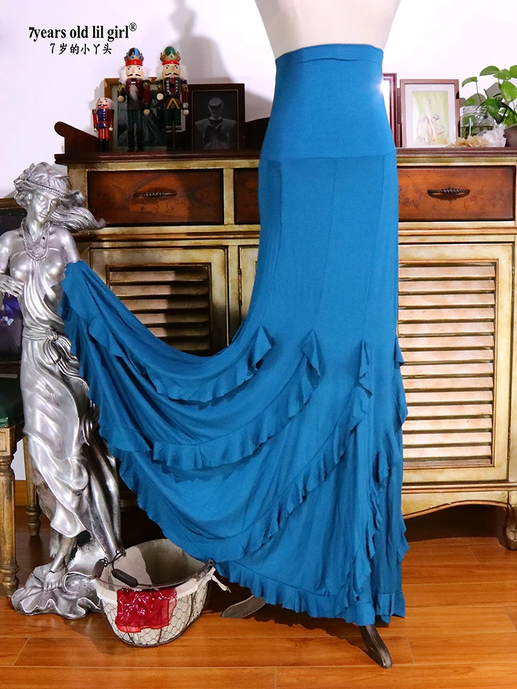 La robe à volants flamenco est une marque de vêtements de danse populaire DTT21