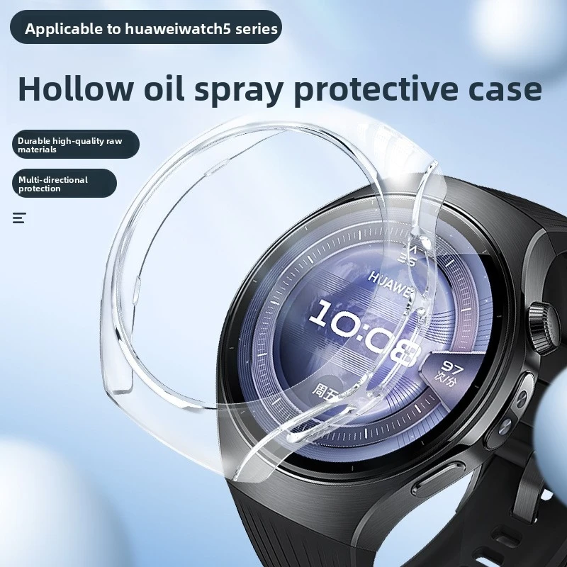 New High-End PC Case+Tempered Glass 42 46mm Hard Cover All-Around Screen Protector Bumper Band 5 42 46mm Shell Durable Sturdy