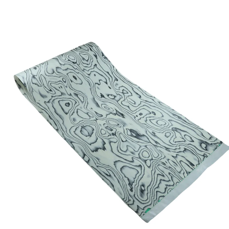 High-End Ink-Wash Wood Veneer Decorative Panel for Bar Counter Coffee Table Guitar Hotel Art DIY Inlay Handicraft Wall Decor