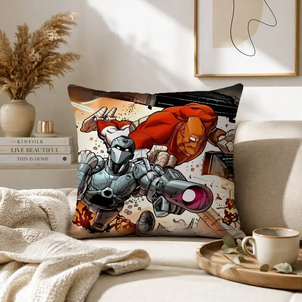 Allen the Alien Cartoon Invincible Pillow Case for Sofa Living Room Home office Decor Protective Cover