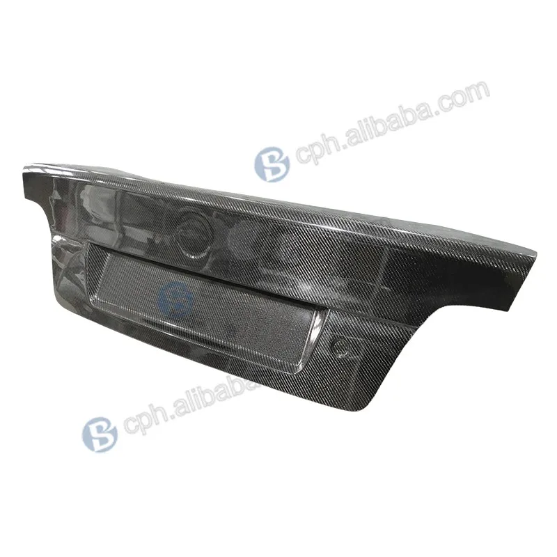 

Модифицированная крышка багажника автомобиля, черный OEM-стиль, туристический карбоновый багажник для 5-й серии E39